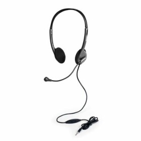 PORT CONNECT 901603 Stereo headset s mikrofónom / 3.5mm jack / kábel 1.2 m / čierna (901603-PC)