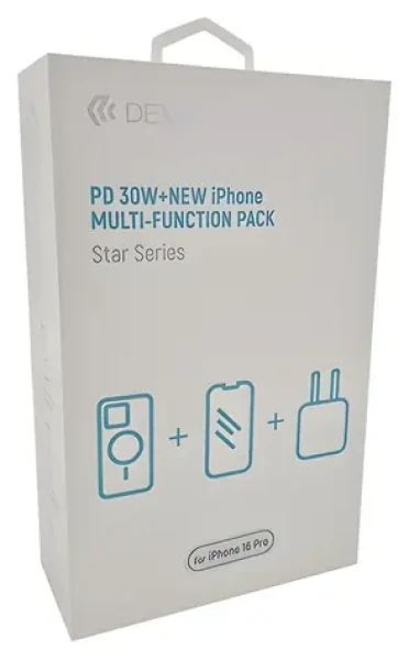 Devia Star Series PD 30W / Nabíjacia sada / Apple iPhone 16 Pro / 30W (6942297117754)