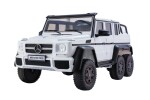 Mamido Elektrické autíčko Mercedes G63 6x4 24V biele