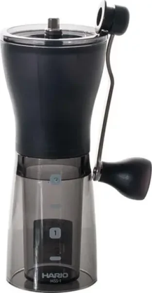 Hario Mini Mill Slim PLUS čierna / mlynček na kávu / zásobník 24 g / ručné (Mini Mill Slim Plus)