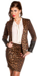 Sexy KouCla blazer fitted in animal print