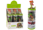 Mamido Sada Figuriniek Dinosaurov v Tube, Parkovacie Príslušenstvo, 12 Kusov.