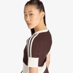 Tričko adidas V-Neck Shirt With Buttons Aurora Coffee S