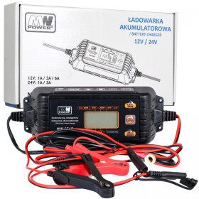 Mamido Automatická nabíjačka gélových a olovených batérií 12V / 24V