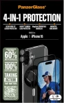 PanzerGlass Bundle Hoops pre iPhone 16 / Ochranná sada / Tvrdené sklo UWF + Hard Case + Magnetic Ring Mount