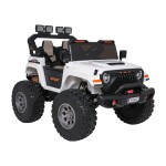 Mamido Elektrické autíčko Extreme Sport 4x4 s premenlivou veľkosťou bielej