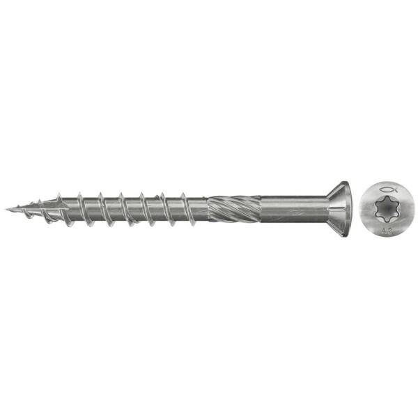 Fischer 576395 terasová skrutka 5 mm 60 mm TX Nerezová oceľ 450 ks; 576395