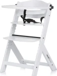 CHIPOLINO Drevená jedálenská stolička Tip Top 2v1 White Wood (STHTT0242WH)