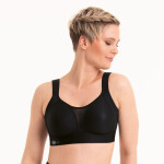 športová podprsenka smart control tvarovaná, clean cut 5530 čierna - Active 001 black 80F