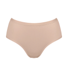 Dámske bavlnené midi nohavičky GO Daily - BROWN - beige 00LZ - SLOGGI BROWN XXL