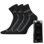 VOXX ponožky Caddy B 3 páry čierne 1 balenie 35-38 117333