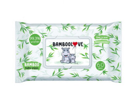 Bamboolove Vlhčené obrúsky bambus 60 ks (55869BL)