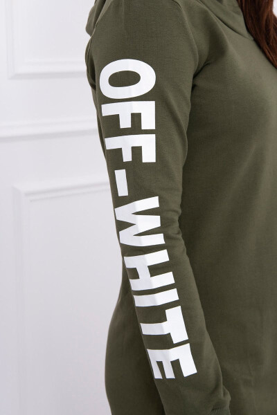 Off White khaki šaty UNI