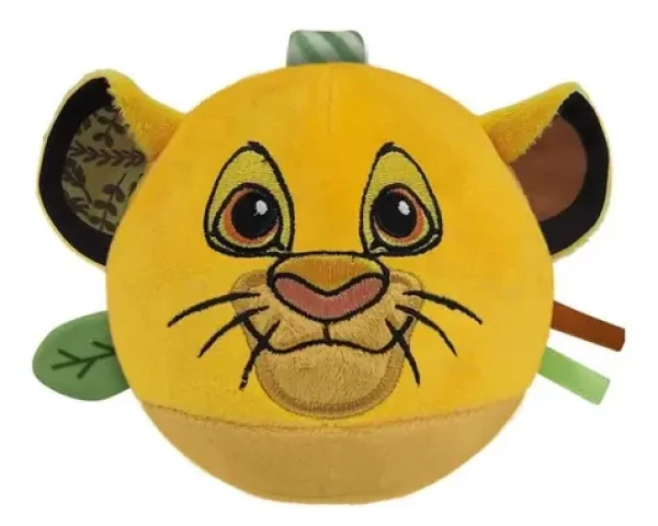 Clementoni BABY Plyšová loptička Simba s hrkálkou