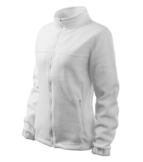 Bunda fleece dámska biela L