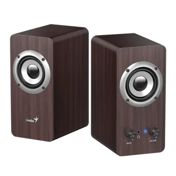 Genius SP-HF400 tmavé drevo / Repro 2.0 / 10W / 3,5 mm jack (31730058404)