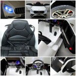 Mamido Elektrické autíčko Mercedes GLC63s biele s pohonom 4x4 a koženými sedadlami