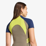 Tričko adidas Equipment Tight Short-Sleeve T-Shirt Night Indigo/ Acid Yellow/ Olive Strata L