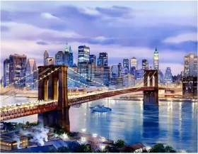 Norimpex Diamantové maľovanie New York: Brooklynský most