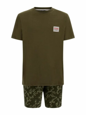 Pánske pyžamo U3GX00K6XN0 P86T khaki - Guess XL