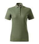 Dámske khaki polo tričko Prime (GOTS) XL