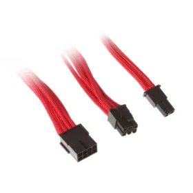 Silverstone Predlžovací kábel 8-Pin-PCIe na 6+2-Pin-PCIe - 250mm červená (SST-PP07-PCIR)