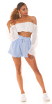 Sexy Musthave Summer Highwaist Shorts babyblue S/M