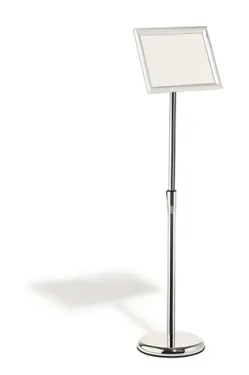 Durable 479823 / Informačný stojan / A4 / Hliníkový rám / Výška 770-1205 mm (479823)