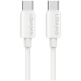USAMS U98 biela / Dátový kábel / USB-C - Lightning / 30W / 3A / 1m / silikónový (SJ788USB02)
