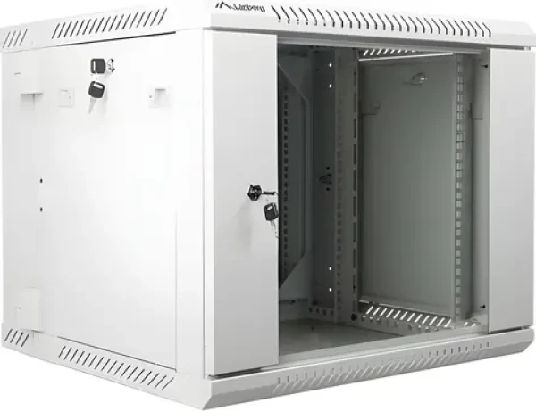 Lanberg WF02-6609-10S sivá / Nástenný rozvádzač / 19" / 9U / 600x600 mm / dvojdielny / flat pack (WF02-6609-10S)