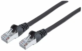 Intellinet Cat6A čierna / Patch kábel / S/FTP / LSZH / RJ-45 / 5 m (740937)