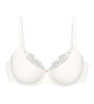 WILD GARDENIA FLORALE - Minimalizačná podprsenka: tvarujúca čipka pre väčšie košíčky Triumph ECRU WHITE 70C