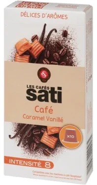 Les Cafés Sati Caramel Vanillé Nespresso 10 ks / Kapsľová káva (100002128240)