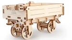 Ugears 3D drevené mechanické puzzle Vlečka k traktoru