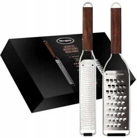 Microplane Master Grater Set / Sada strúhadiel / drevená rukoväť (36089)