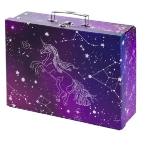 BAAGL Skladací školský kufrík Unicorn Universe / 32.5 x 10.5 x 26 cm (A-31778)
