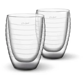Lamart Vaso Sada 2 pohárov na Džús 370ml číra / Borosilikátové dvojité sklo (8590669225699)