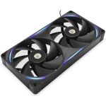 NZXT F280X čierna / 2x 140mm / Fluid Dynamic Bearing / 41 dB @ 1700 RPM / 116 CFM / 4-pin PWM + 4-Pin RGB (RF-U28PN-B1)