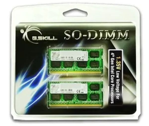 G.Skill Ripjaws 8 GB (2× 4 GB) / Operačná pamäť / DDR3L / SO-DIMM / 1600 MHz / CL11 / 1,35 V (F3-1600C11D-8GSL)
