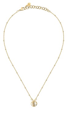 Morellato Nádherný pozlátený náhrdelník pre šťastie Istanti SAVZ03