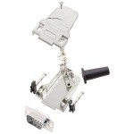 Encitech D45ZF09-DMP-W-K 6355-8047-01 sada D-SUB kolíkové lišty 45 ° Pólov: 9 spájkovaný 1 ks; 6355-8047-01