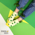 Banana Socks Ponožky krátke Greenery