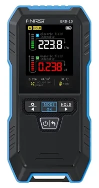 FNIRSI ERD-10 / Detektor elektromagnetického žiarenia / 4 v 1 / TFT displej / USB-C (ERD-10)
