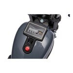 Mamido Detská elektrická motorka Chopper Faster sivá