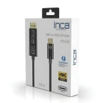 INCA ITCH-30 čierna / Adaptér / HDMI na USB-C / 4K 60Hz / 1,8 m (ITCH-30)