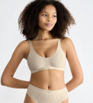 SLOGGI EVER EASE - Mäkká podprsenka: GOTS bavlna s inteligentnou termoreguláciou Sloggi SAND BEIGE S