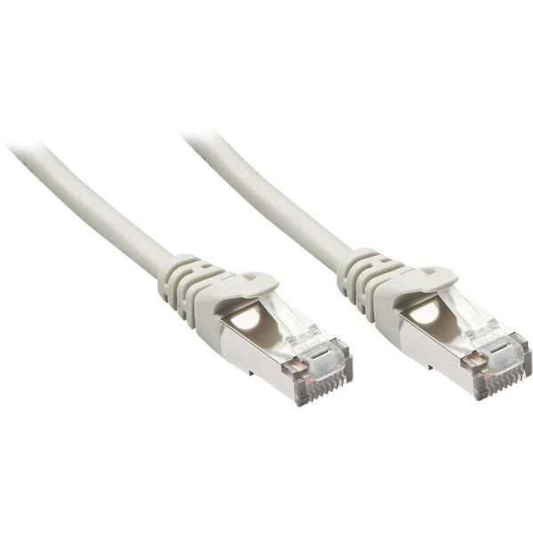 LINDY 48349 RJ45 sieťové káble, prepojovacie káble CAT 5e F/UTP 20.00 m sivá s ochranou 1 ks; 48349