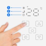 MalTec Sklenený konvekčný ohrievač Eco Wifi termostat 2000W