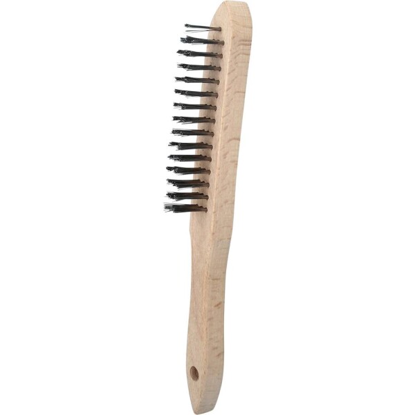 Nerezová ručná drôtená kefa 3 rady, 290 mm KS Tools 201.2310; 201.2310