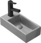 MEXEN - Inez umývadlo na dosku pravej 40 x 20, šedá mat - 21484061P 21484061R